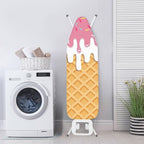 Ice Cream Print Ironing Board Cover Lightweight Ironing Board Protector Elastic - Image 3