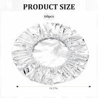 60 PCS Reusable Aluminum Foil Covers, Aluminum Foil Food Covers, Durable and - Image 2