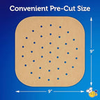 Reynolds Kitchens Air Fryer Liners Disposable, Unbleached Parchment Paper Sheets - Image 2