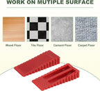 uxcell 2 Pcs Door Stoppers for Bottom of Door, 15mm/0.59 Inch Door Stops - Image 4
