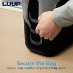 STORi Luup Bathroom Wastebasket 2pk, Secure Grocery Bags, Plastic Garbage - Image 4