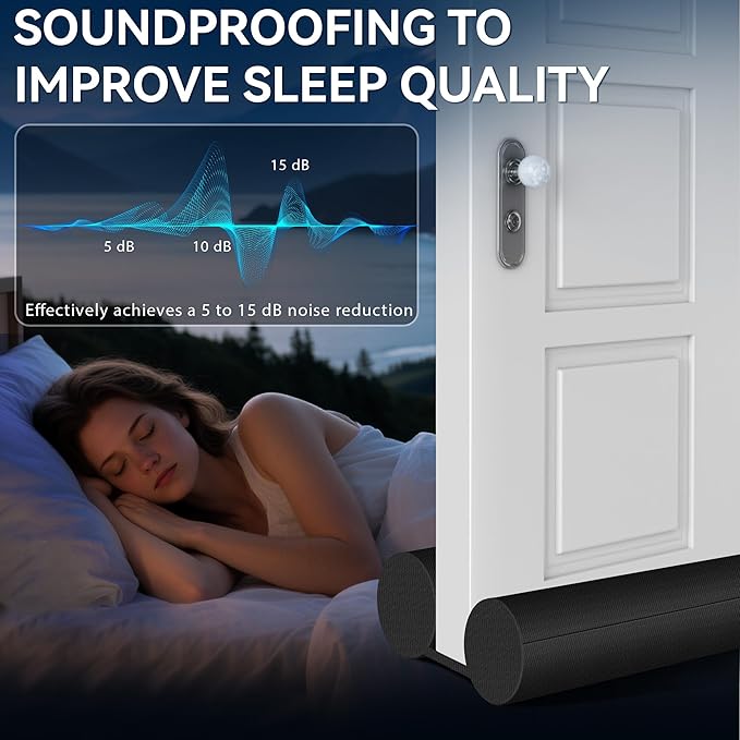 Under Door Draft Stopper, Under Door Blocker Size of Adjustable Size from 30" - Image 3