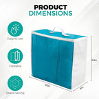 3 Pack Clear Plastic Storage Bags, Durable Zippered Storage Bags - Image 4