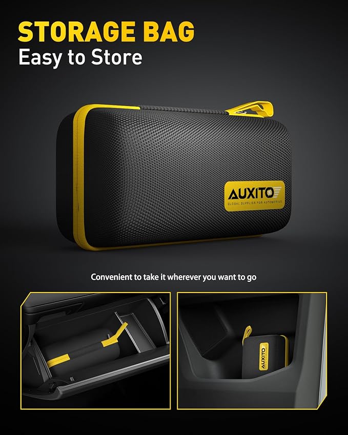 Jump Starter with Air Compressor, AUXITO 6000A Portable Car Jumper, 150PSI - Image 7