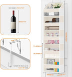 Over Door Organizer with 5 Large Pockets & 10 Mesh Side Compartments - Image 3