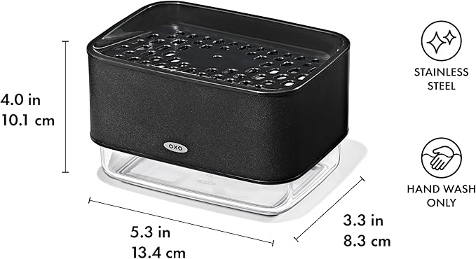 OXO Good Grips Soap Dispensing Sponge Holder - Image 8