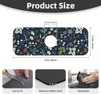 2Pcs Dish Drying Mats Faucet Mats Sets Large Size Coffee Mats Sink Faucet Mat - Image 6