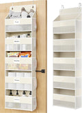 Over The Door Organizer Hanging, 5 Shelf Behind The Doors Storage, Pantry Door by Optish