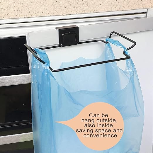 2 Pcs Large Stainless Steel Trash Bag Holder - Image 4