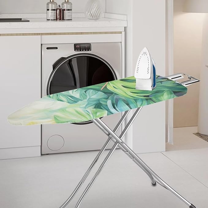 Tropical Palm Tree Leaves Ironing Board Cover and Pad 15 x 54 Heavy Duty Iron - Image 2