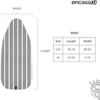 Encasa XO Ironing Board Cover and Pad 28"x12" - 4mm Felt Mini Iron Board Cover - Image 2