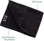 Creative Scents Cotton Fingertip Towels Set Black - Image 4