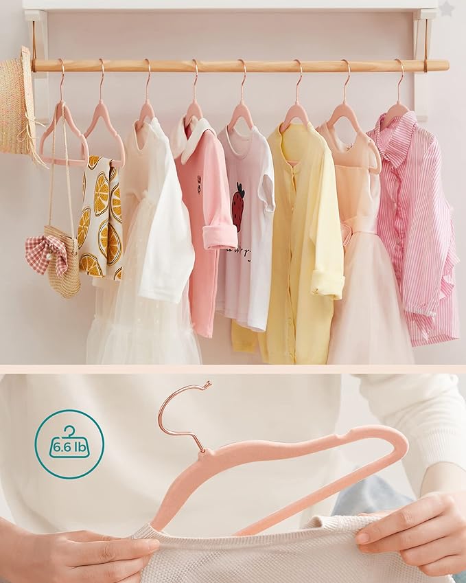 SONGMICS Baby Kids Hangers 50 Pack - Image 7