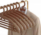 Plastic Clothes Hanger, Extra Thick Plastic Wide Shoulder Adult 360 Degrees by GEMWONDER