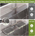 18 Inch Silicone Faucet Mat for Kitchen Sink Splash Guard – 2025 Upgraded - Image 3