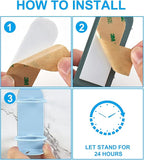 2 Pack Electric Toothbrush Holders Stick on The Wall Electric Metal Tooth - Image 5