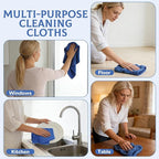 6 Pcs Extra Large Microfiber Cleaning Cloth Reusable Microfiber Towels Thick - Image 7