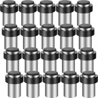 Chumia 30 Pcs Door Stopper Mounted Floor Stops Stainless Steel Cylindrical by Chumia