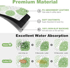 Findosom 2PCS 17" x 32" Dish Drying Mat & 24" x 5.5" Sink Splash Guard - Image 5