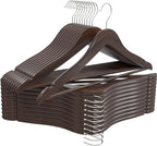 Utopia Home Premium Wooden Hangers 30 Pack - Image 7