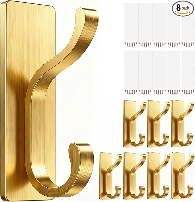 pickpiff Wall Hooks with Adhesive Strip by pickpiff