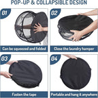 Seiritex 2Pcs Mesh Popup Laundry Hamper 115L Extra Large Collapsible Laundry - Image 6