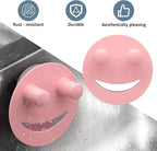 Stainless Steel Smiley Face Sponge Holder, Kitchen Accessories Decor - Image 4