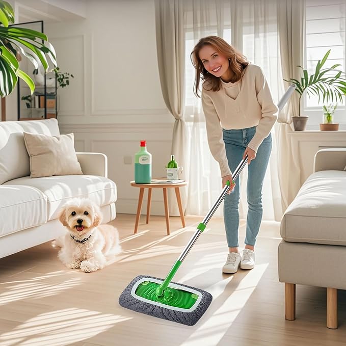 6 Pack Reusable Microfiber Mop Pads Compatible - Image 7