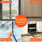 Door Draft Stopper for Bottom of Door, Adjustable Weather Stripping Door Seal - Image 8