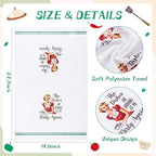 R HORSE 5Pcs Kitchen Dish Towel Funny Joked Themed Kitchen Dishcloth Absorbent - Image 2