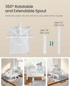 SONGMICS Dish Drying Rack, Kitchen Dish Rack - Image 4