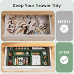 【】 【】 ArmyGreen Drawer Organizer, Makeup organizer - Image 4
