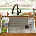 24.5" x 15.5" Dish Drying Mat & 24" x 5.5" Sink Splash Guard, Super Absorbent - Image 3
