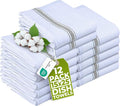 Utopia Towels Grey Dish Towels 100% Ring Spun Cotton Highly Absorbent & by UTOPIATOWELS