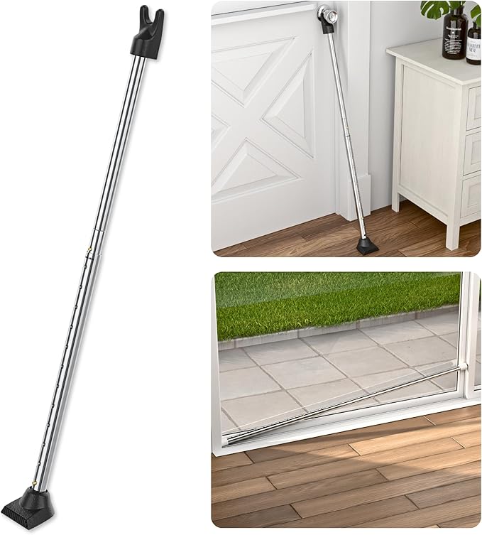 Door Stoppers Security Bar, SECURITYMAN 3 in 1 Adjustable Door Security Bar & by SECURITYMAN