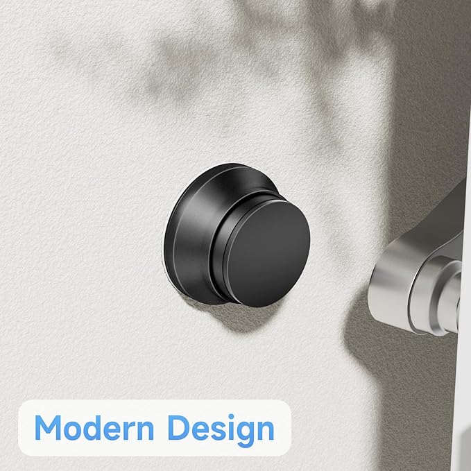 8PC Door Stoppers for Wall, 1.65 x 0.9 Inch Door Knob Wall Protector - Image 2