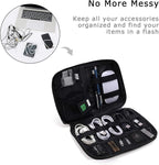 BAGSMART Electronics Organizer Travel Case, Small Cord Bag - Image 2