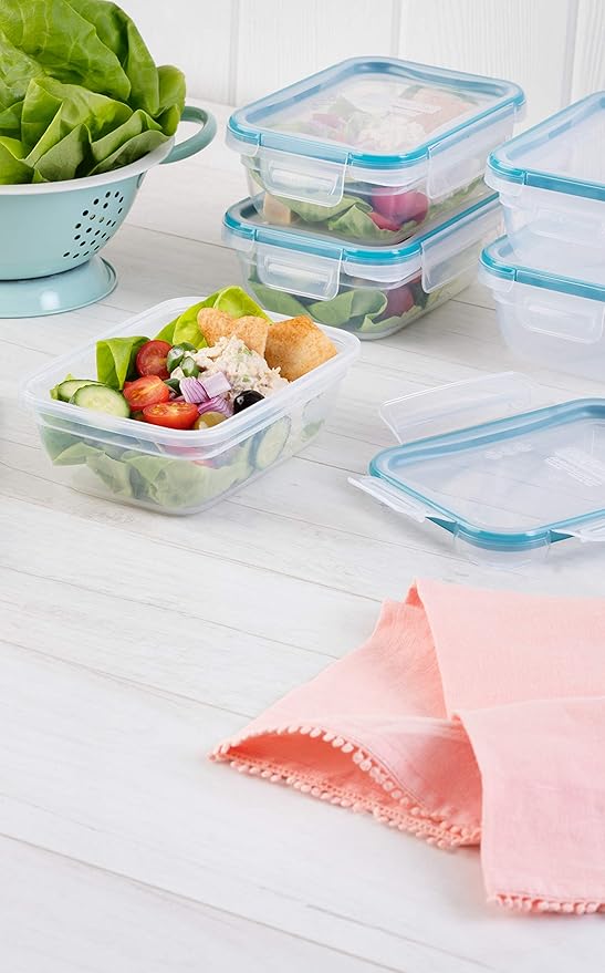 Snapware Plastic Total Solution 5-Pack Food Storage Containers Set, Leakproof & - Image 4