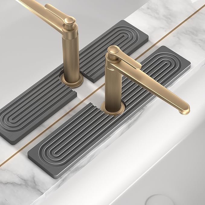 Faucet Mat for Kitchen Sink, Diatomite Stone Drying Sink Protectors, Bathroom by IMGROSE