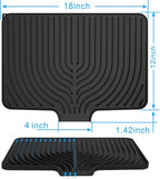 Dish Drying Matt for Kitchen Counter, Kitchen Dry Mats for Dishes Drying Pad - Image 5