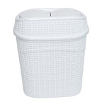 Bath Bliss Sailor Knot Swing Top Waste Bin | Dimensions: 11.22" x 8.27" x 12.6" - Image 2