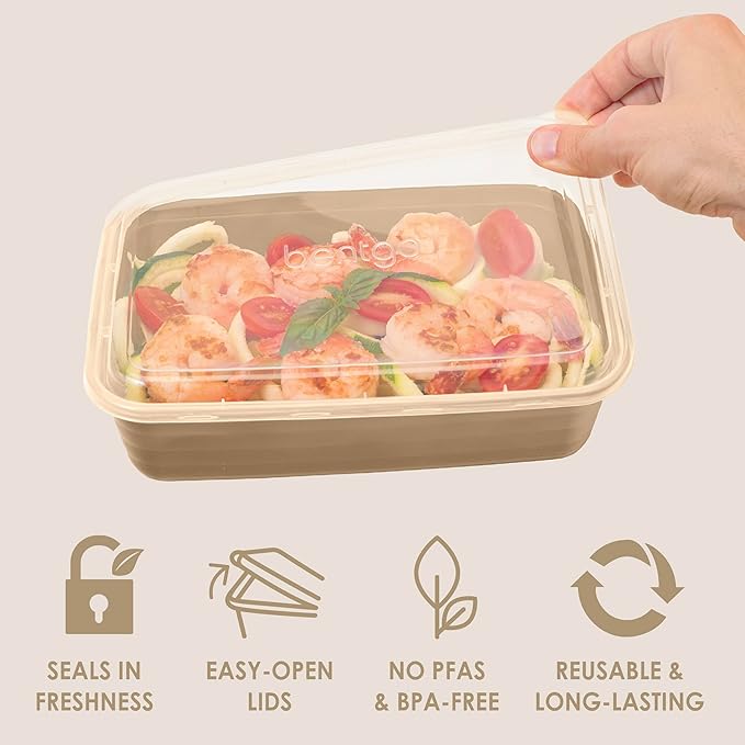 Bentgo Prep - 20-Piece 1-Compartment Reusable Meal Prep Containers - Image 4