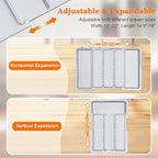 Large Utensil Drawer Organizer Expandable Silverware Organizer - Image 5
