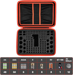 Comecase Battery Organizer Storage Box, Carrying Case Bag Holder - Image 2