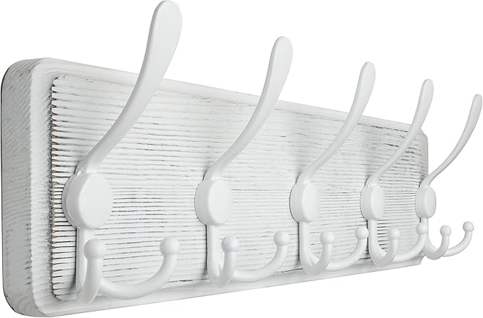 WEBI Coat Rack Wall Mount, 5 Triple Hooks by WEBI