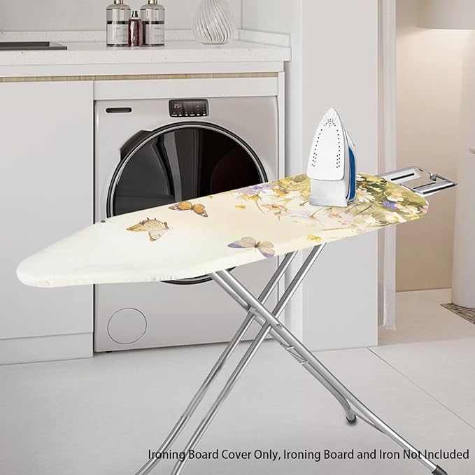 Ironing Board Cover with Elastic Edge Butterfly Standard Size Portable Iron Pad - Image 2