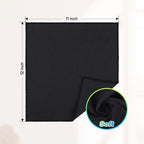 HOMEXCEL Black Microfiber Cleaning Cloth, 24 Pack Absorbent Cleaning Rags - Image 2