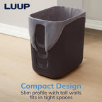 STORi Luup Bathroom Wastebasket 2pk, Secure Grocery Bags, Plastic Garbage - Image 9