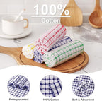 Kitinjoy Cotton 8 Pack Terry Kitchen Towels, 16 x 25 Inches Super Soft and - Image 2