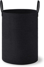 VIPOSCO Large Laundry Hamper, Tall Woven Rope Storage Basket - Image 8